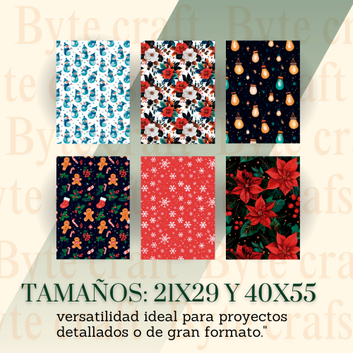 PACK 35 FONDOS NAVIDAD PNG - DESCARGA INMEDIATA