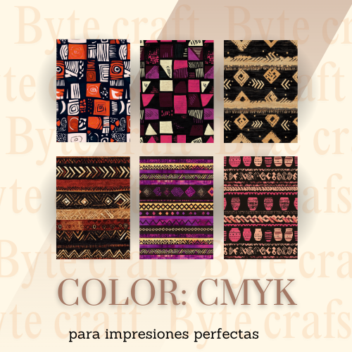 Colección Digital Tribal y Texturas Étnicas – 40 Fondos PNG para Arte y Diseño Creativo