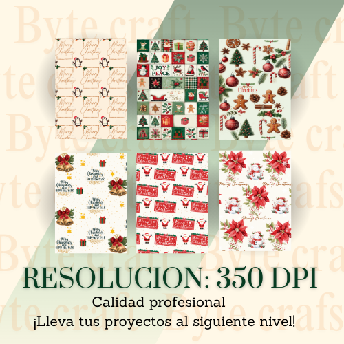 PACK 38 FONDOS 1 NAVIDAD PNG - DESCARGA INMEDIATA