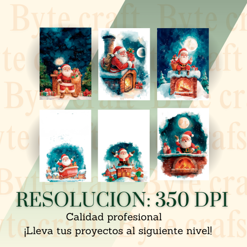 PACK SWEET SANTA. PNG - DESCARGA DIGITAL INMEDIATA