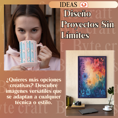"Colección de Fondos Florales para Sublimación y Diseño Creativo – PNG Alta Resolución CMYK"