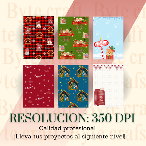PACK 40 FONDOS NAVIDAD PNG - DESCARGA INMEDIATA