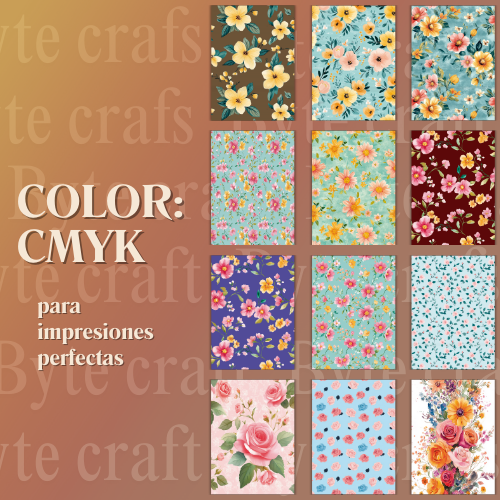 Colección de Fondos Florales Exclusivos – PNG Alta Resolución para Sublimación y Diseño Creativo