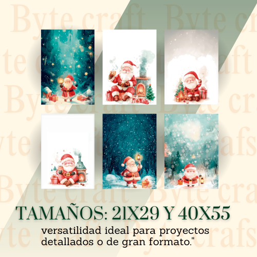 PACK SWEET SANTA. PNG - DESCARGA DIGITAL INMEDIATA