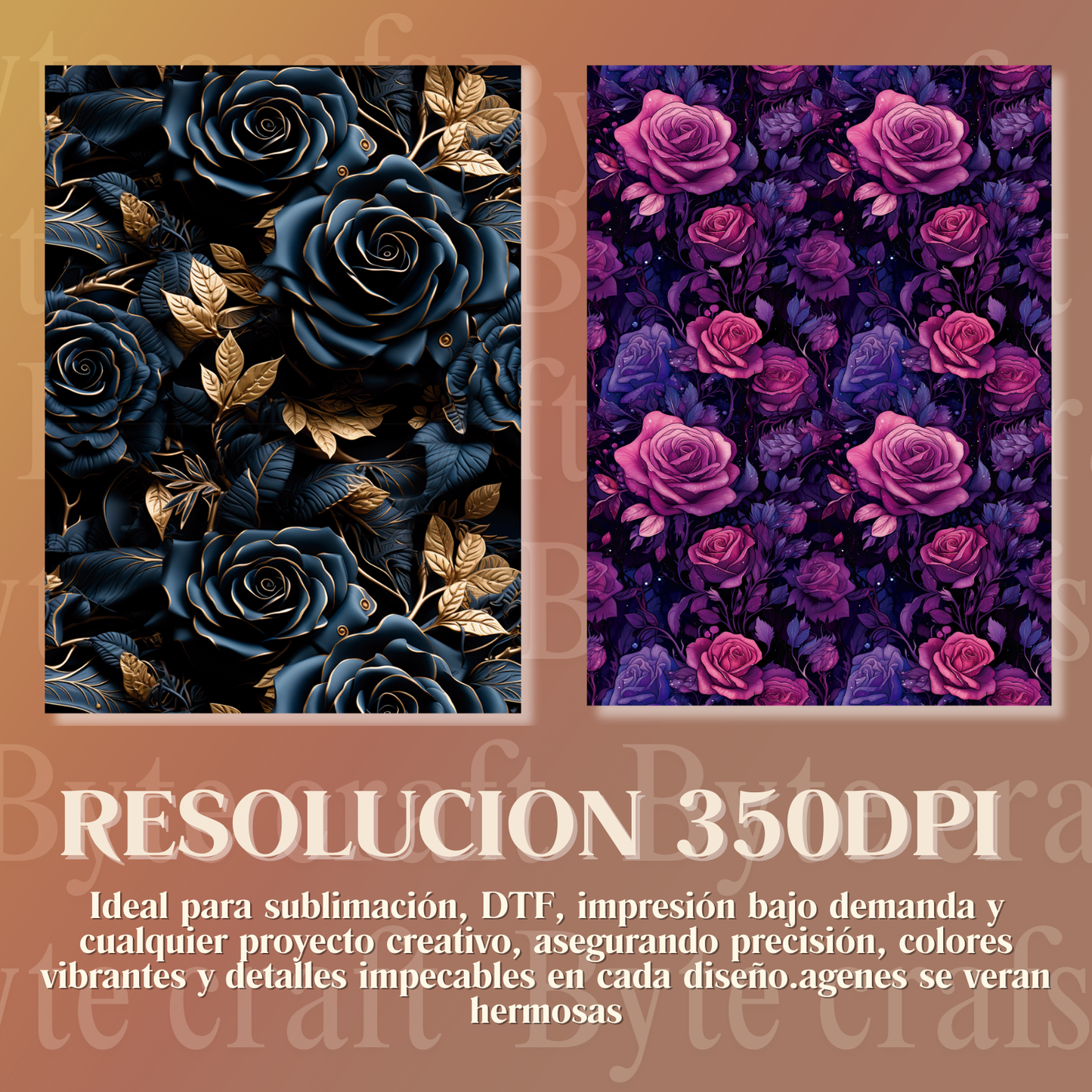 Colección de Fondos Florales Coloridos – PNG Alta Resolución para Sublimación y Diseño Creativo"