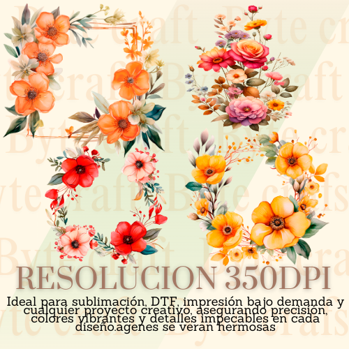Pack Digital Flores de Primavera – +70 Ramos PNG en Alta Resolución para Diseño y Sublimación
