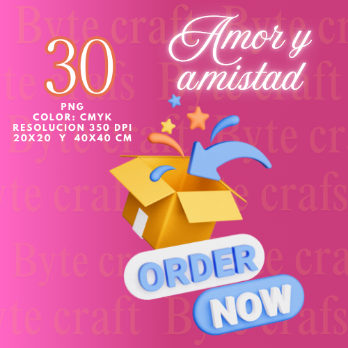 Pack Digital San Valentín: 30 Imágenes PNG de Ángeles y Diseños Románticos para Imprimir