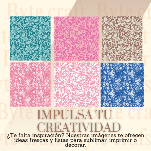 Colección Digital Encajes Florales – 47 Fondos PNG para Sublimación y Papelería Creativa