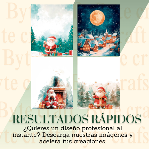 PACK SWEET SANTA. PNG - DESCARGA DIGITAL INMEDIATA