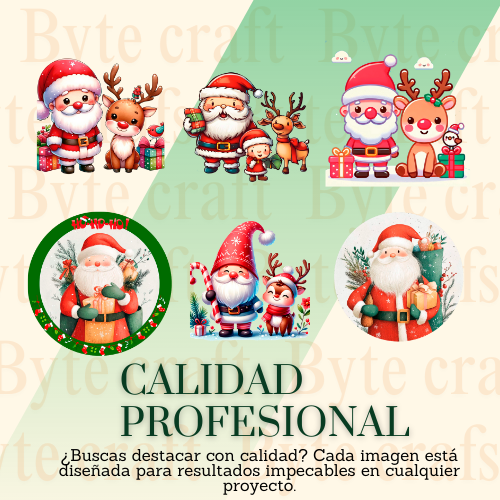 SUPER PACK NAVIDAD 99 PNG - DESCARGA INMEDIATA