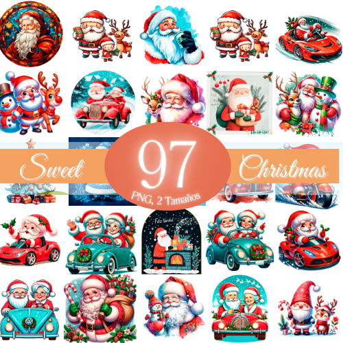 SUPER PACK NAVIDAD 99 PNG - DESCARGA INMEDIATA