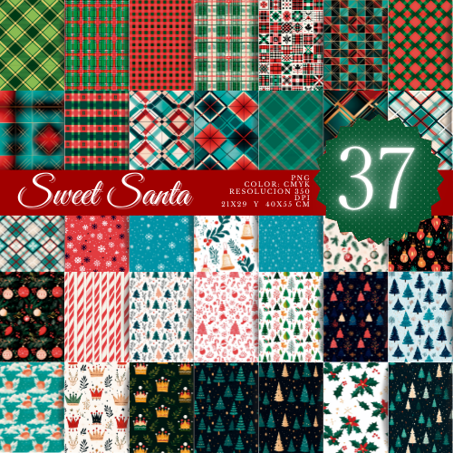 PACK 37 FONDOS NAVIDAD PNG - DESCARGA INMEDIATA