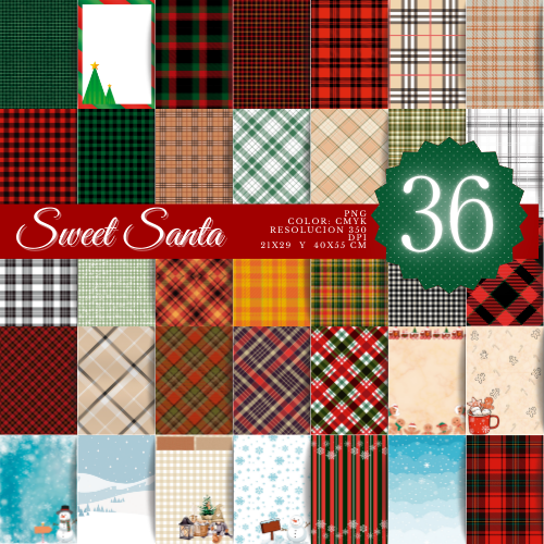 PACK 36 FONDOS NAVIDAD PNG - DESCARGA INMEDIATA