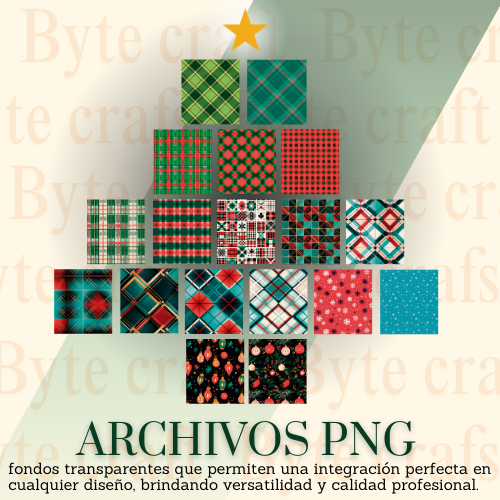 PACK 37 FONDOS NAVIDAD PNG - DESCARGA INMEDIATA