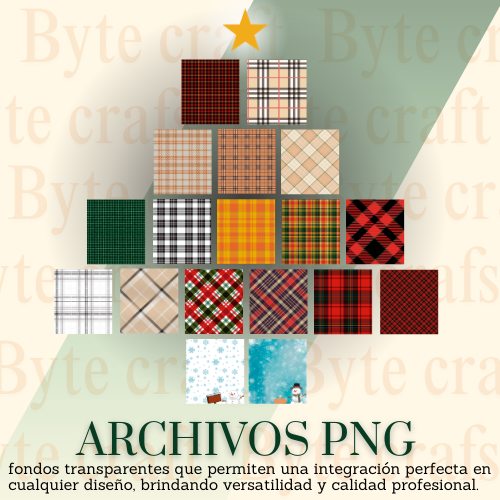 PACK 36 FONDOS NAVIDAD PNG - DESCARGA INMEDIATA