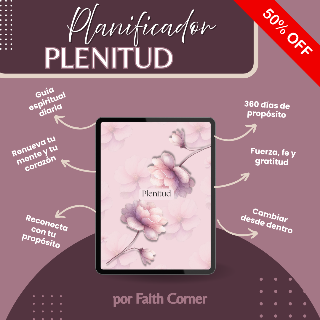 Planner Cristiano Digital Atemporal — Agenda Espiritual con Versículos y Parábolas de Jesús